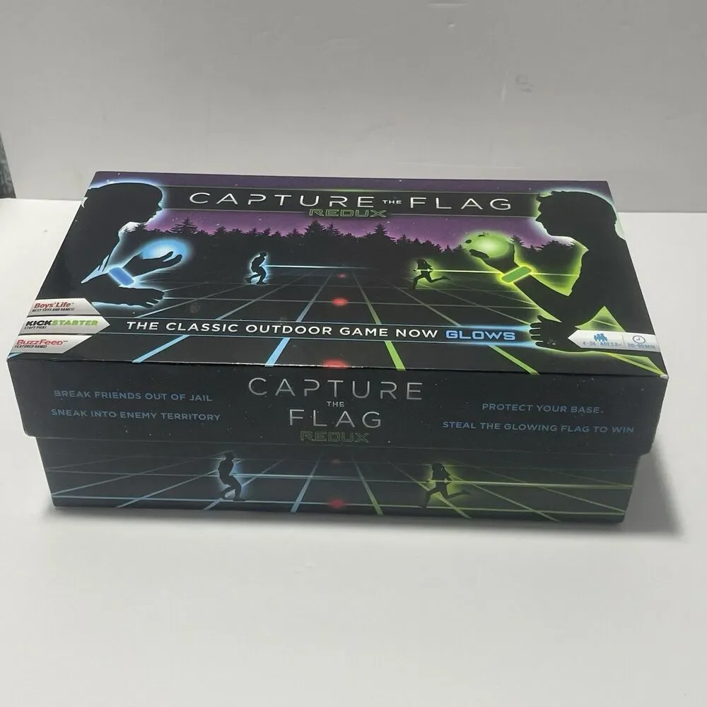 BRAND NEW Capture the Flag REDUX The classic outdoor game GLOWS. 4-24 players 8+